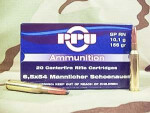 Prvi Partizan - Soft Point - 156 Grain 6.5X54 Mannlicher Sch Ammo - 20 Rounds