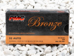 PMC - Jacketed Hollow Point - 60 Grain 32 Auto Ammo - 1000 Rounds