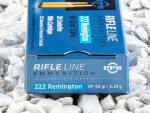 Prvi Partizan - Soft Point - 50 Grain 222 Remington Ammo - 20 Rounds