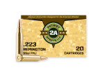 Patriot Sports - Full Metal Jacket - 55 Grain 223 Remington Ammo - 1000 Rounds