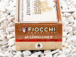 Fiocchi - Lead Round Nose Flat Point - 250 Grain 45 Long Colt Ammo - 500 Rounds