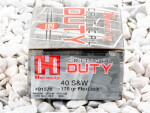Hornady - FlexLock JHP - 175 Grain 40 S&W Ammo - 20 Rounds