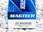 Magtech - Semi Jacketed Soft Point - 158 Grain 357 Magnum Nickle Plated Ammo - 1000 Rounds
