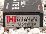 Hornady - ELD-X - 143 Grain 6.5 Creedmoor Ammo - 200 Rounds