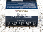 Fiocchi White Rino #7-1/2 Shot 2-3/4" 1-1/8 oz. 12 Gauge  Ammo - 250 Rounds