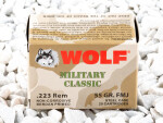 Wolf - Full Metal Jacket - 55 Grain 223 Rem Ammo - 20 Rounds