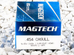 Magtech - Semi Jacketed Soft Point - 260 Grain 454 Casull Ammo - 20 Rounds