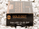 Speer - Jacketed Hollow Point - 124 Grain 9mm Ammo - 1000 Rounds