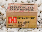 Hornady - Flex Tip Technology - 115 Grain 9mm Luger Ammo - 25 Rounds