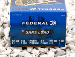 Federal 20 Gauge - 2-3/4" 7/8oz. #6 Shot - 250 Rounds