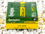 Remington - Core Lokt Soft Point - 150 Grain 270 Winchester Ammo - 200 Rounds