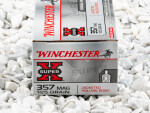 Winchester Super-X Jacketed Hollow-Point (JHP) 125 Grain 357 Magnum Ammo - 50 Rounds