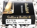 Sellier & Bellot - Soft Point - 193 Grain 9.3x72 Ammo - 20 Rounds