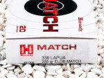 Hornady ELD-Match 285 Grain 338 Lapua Magnum  Ammo - 20 Rounds