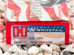 Hornady - Soft Point - 100 Grain 243 Winchester Ammo - 200 Rounds