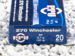 Prvi Partizan - Soft Point - 150 Grain 270 Winchester Ammo - 20 Rounds