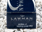 50rds - 38 Special Speer Lawman Clean-Fire 158gr. +P TMJ Ammo