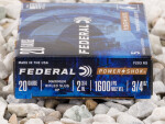 Federal 20 Gauge - 2-3/4" 3/4oz. HP Rifled Slug - 250 Rounds